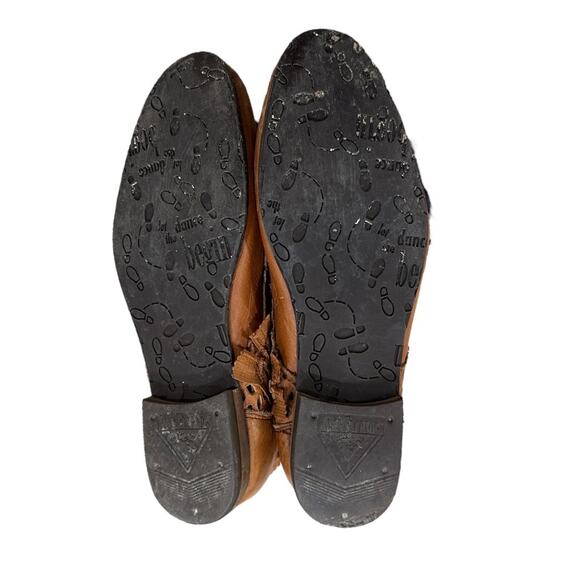 JOHN FLUEVOG Begin Bolero Booties in Burnt Orange - Picture 9 of 9